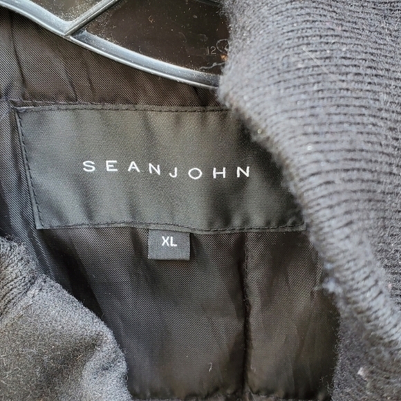 Sean John Black wool‎ Jacket XL - Picture 3 of 12